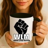 WLM White Lives Matters Fist Coffee Mug thumb 3