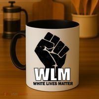 WLM White Lives Matters Fist Coffee Mug thumb 4