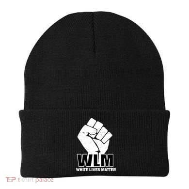 WLM White Lives Matters Fist Beanie