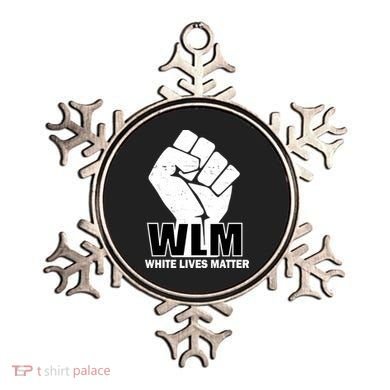 WLM White Lives Matters Fist Ornament