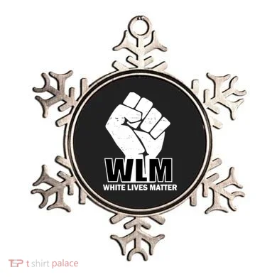 WLM White Lives Matters Fist Ornament