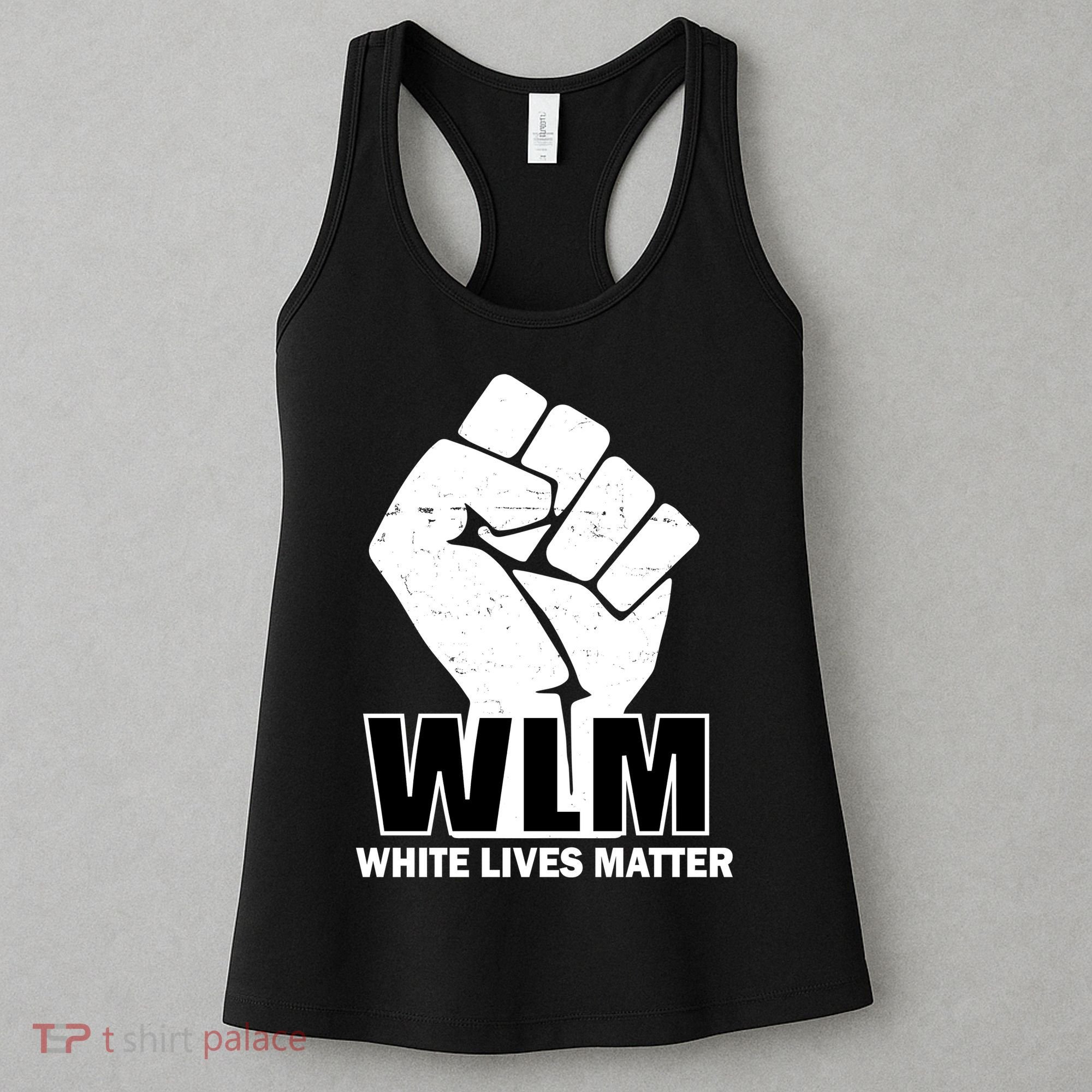 WLM White Lives Matters Fist Women's Tank Top
