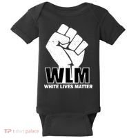 WLM White Lives Matters Fist Baby Bodysuit thumb 0