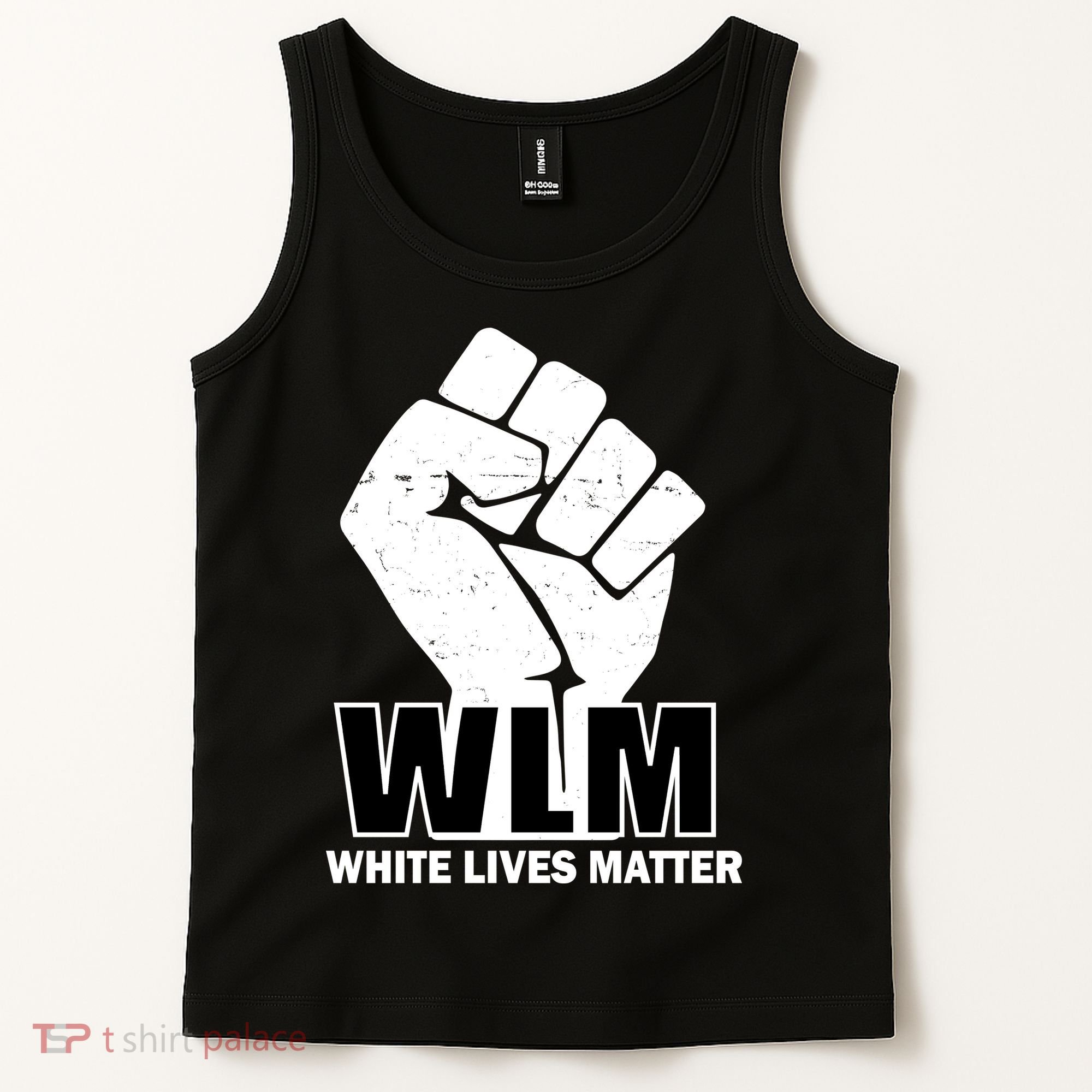 WLM White Lives Matters Fist Tank Top