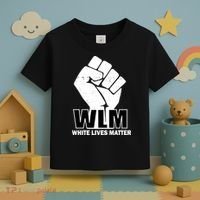 WLM White Lives Matters Fist Toddler T-Shirt thumb 3