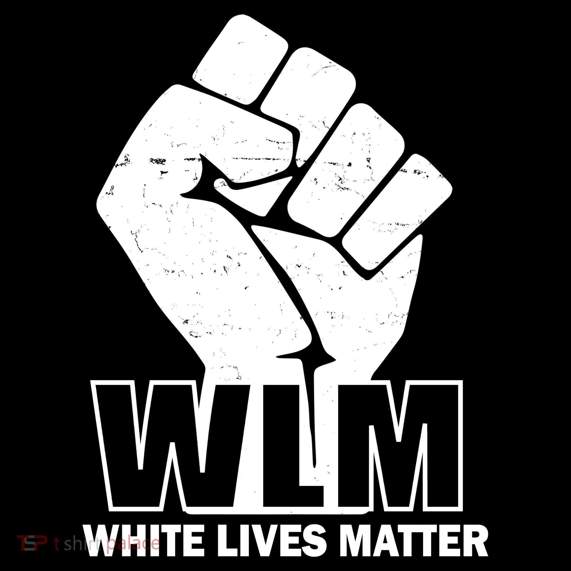 WLM White Lives Matters Fist Visor