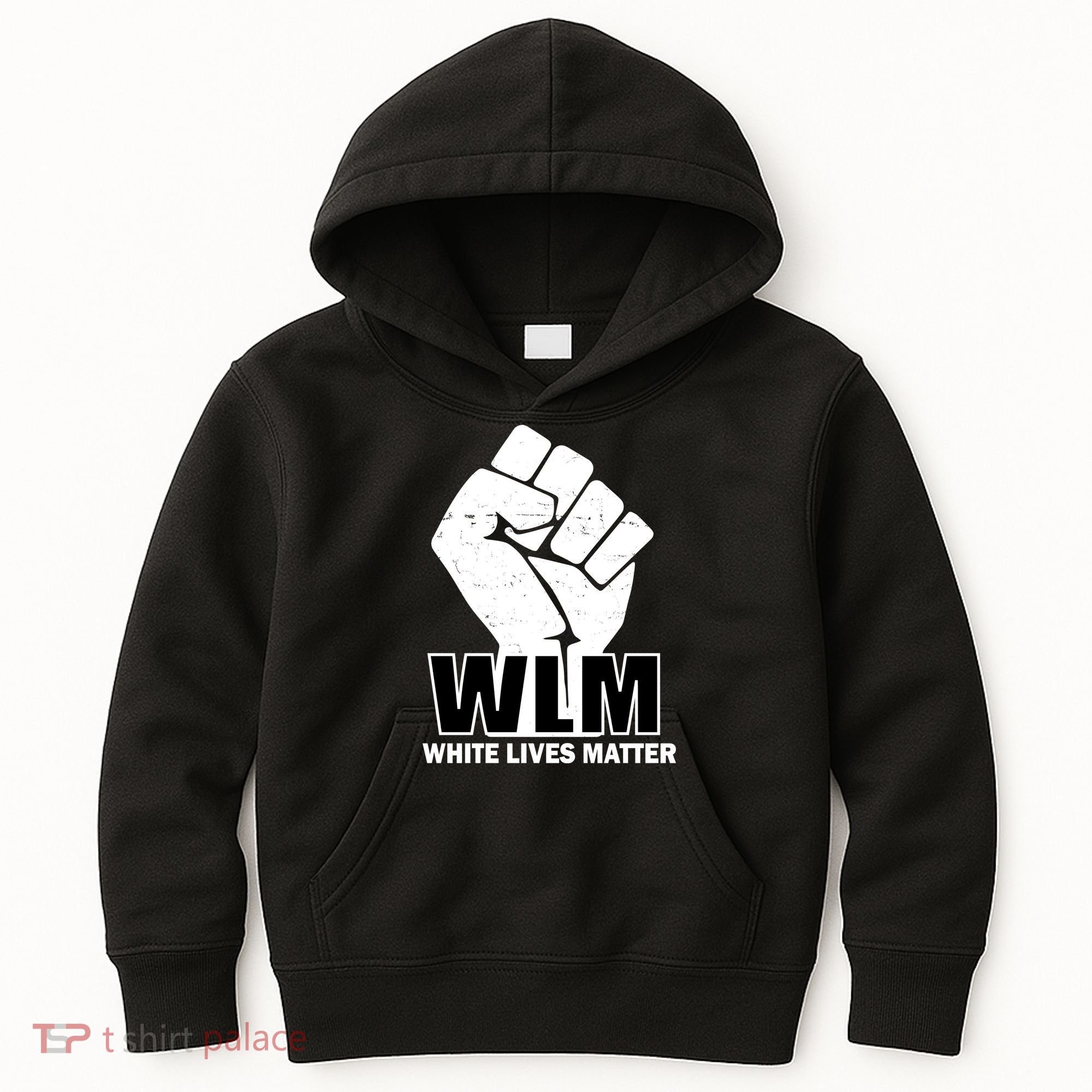 WLM White Lives Matters Fist Kids Hoodie