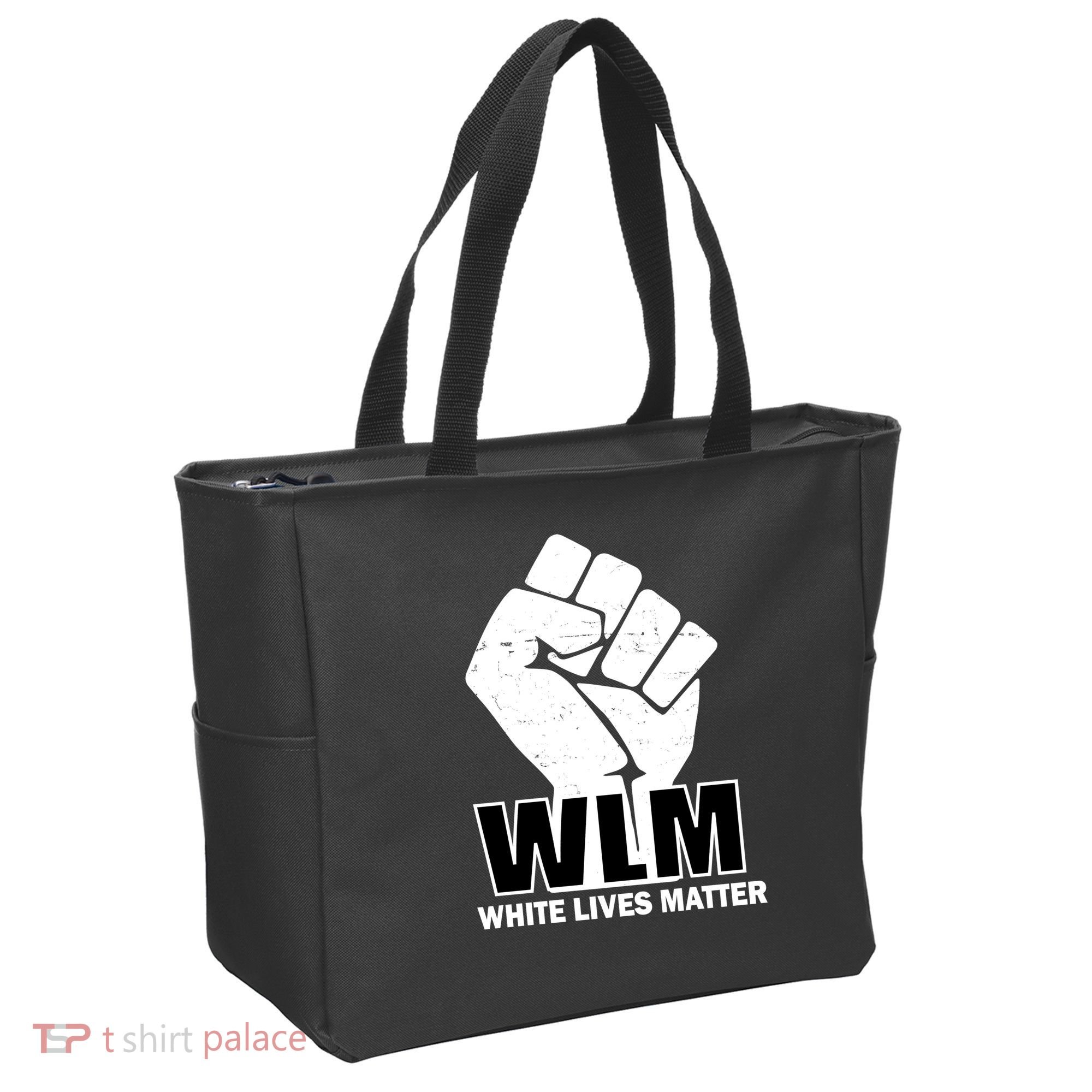 WLM White Lives Matters Fist Tote Bag