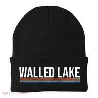Walled Lake Michigan Retro Beanie thumb 0
