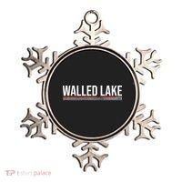 Walled Lake Michigan Retro Ornament thumb 0
