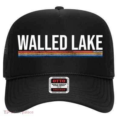 Walled Lake Michigan Retro Hat