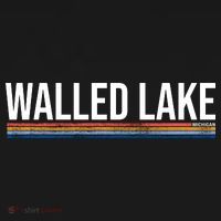 Walled Lake Michigan Retro Visor thumb 3
