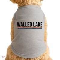 Walled Lake Michigan Retro Doggie Tank thumb 0