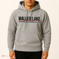 Walled Lake Michigan Retro Hoodie thumb 2