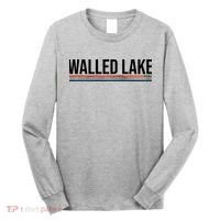 Walled Lake Michigan Retro Long Sleeve Shirt thumb 0