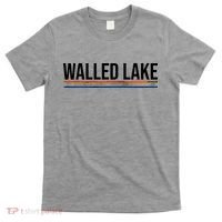 Walled Lake Michigan Retro T-Shirt thumb 0