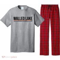 Walled Lake Michigan Retro Pajama Set thumb 0