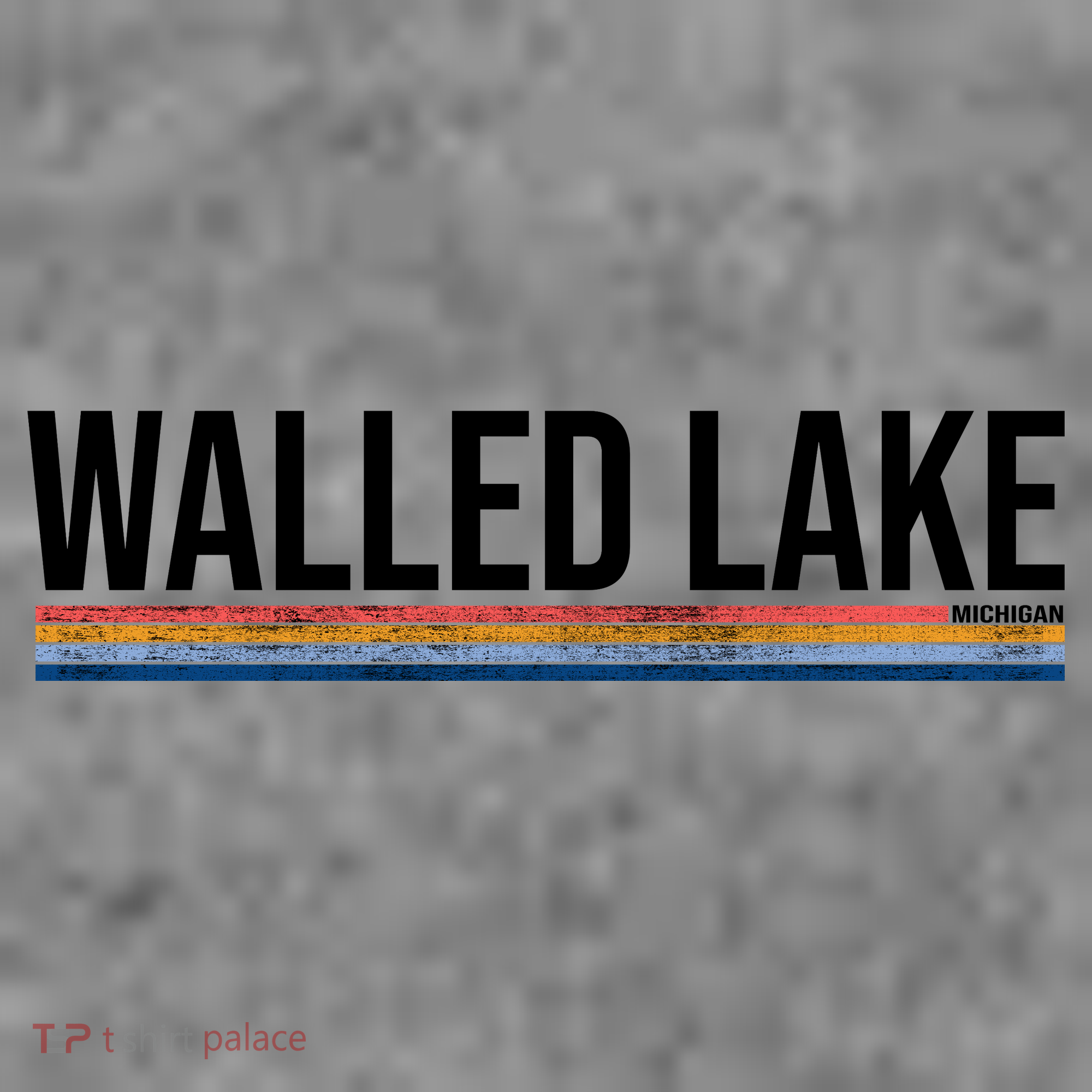 Walled Lake Michigan Retro Women's Tank Top