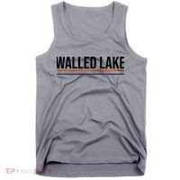Walled Lake Michigan Retro Tank Top thumb 0