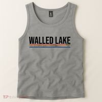 Walled Lake Michigan Retro Tank Top thumb 2