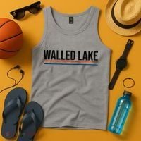Walled Lake Michigan Retro Tank Top thumb 4