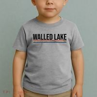 Walled Lake Michigan Retro Toddler T-Shirt thumb 2