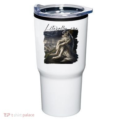 Wolf Literally Me Funny Meme Tumbler
