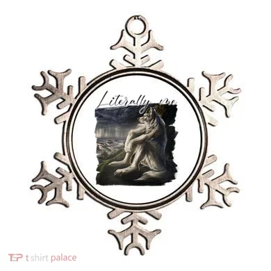 Wolf Literally Me Funny Meme Ornament