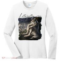 Wolf Literally Me Funny Meme Women's Long Sleeve Shirt thumb 0