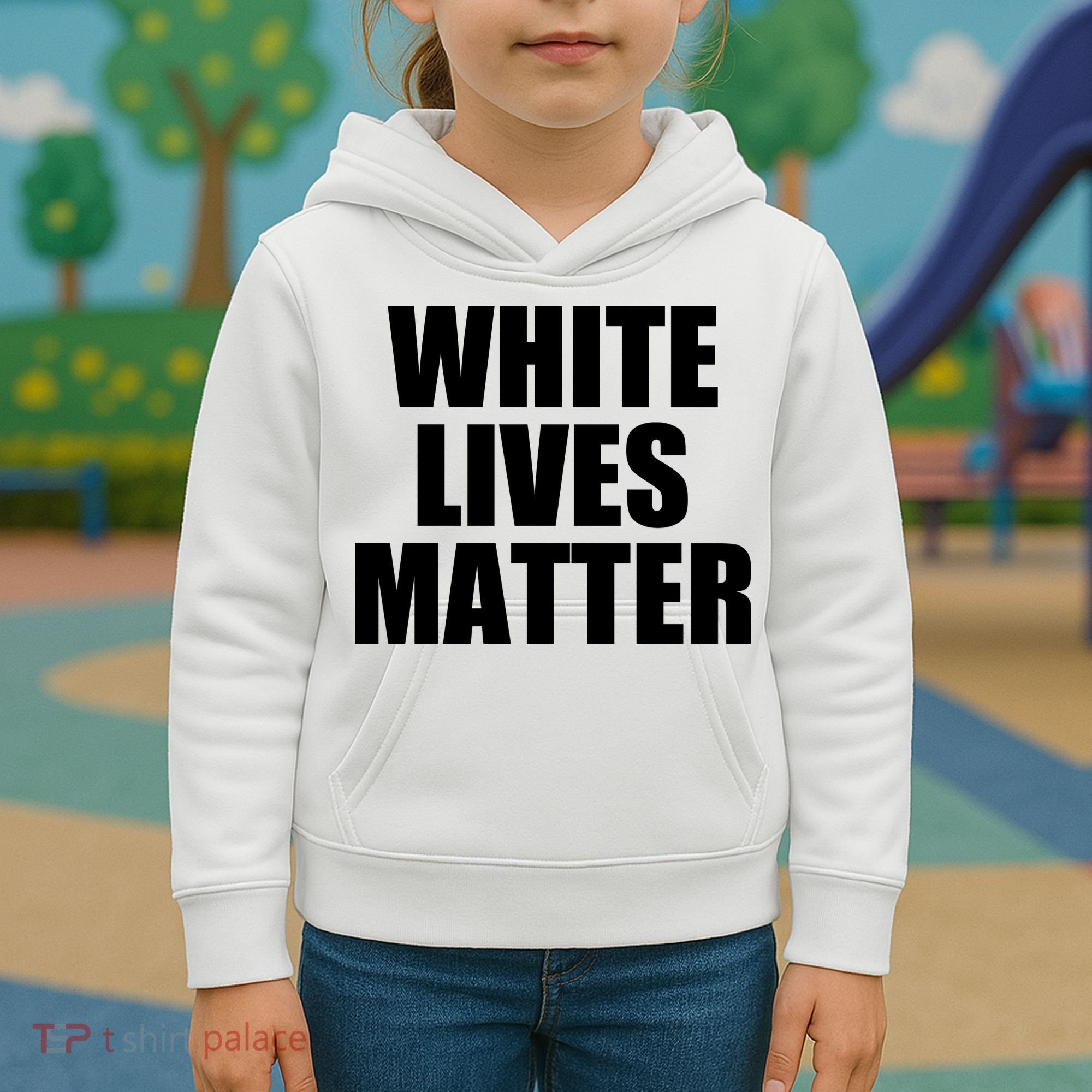 White Lives Matter Kids Hoodie
