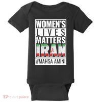Women's Lives Matter IRAN #Mahsa Amini Baby Bodysuit thumb 0