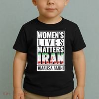 Women's Lives Matter IRAN #Mahsa Amini Toddler T-Shirt thumb 2
