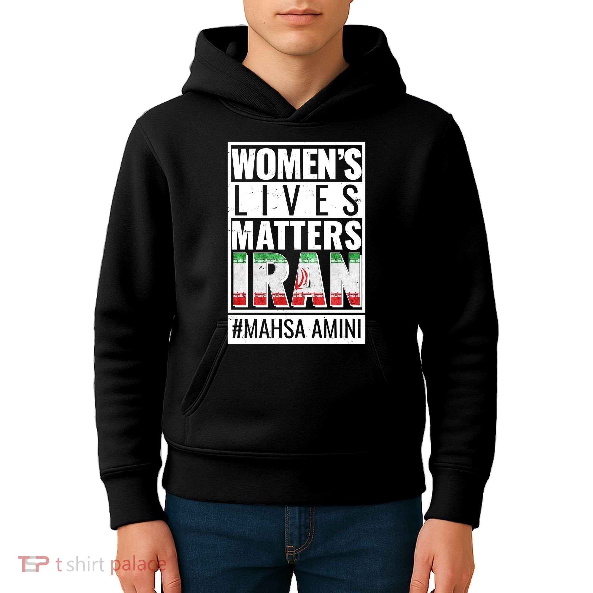 Women's Lives Matter IRAN #Mahsa Amini Kids Hoodie