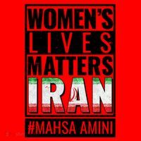 Women's Lives Matter IRAN #Mahsa Amini Santa Hat thumb 1