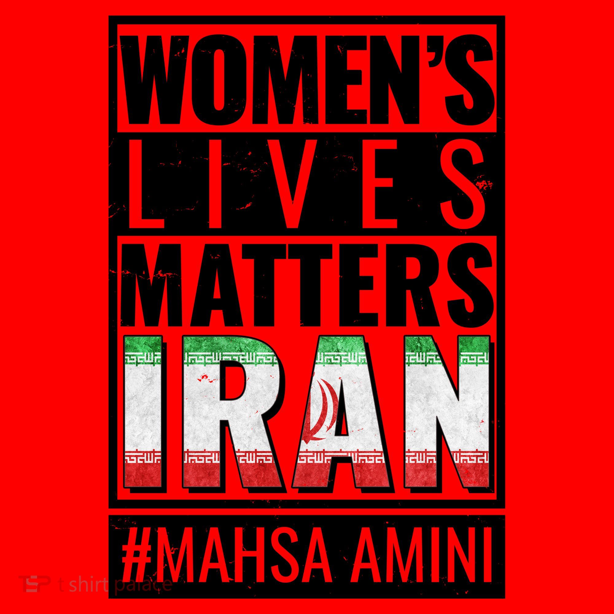 Women's Lives Matter IRAN #Mahsa Amini Santa Hat