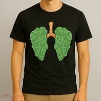 Weed Lung Marijuana Funny T-Shirt thumb 3