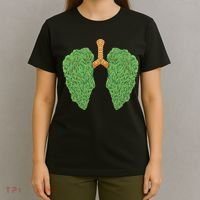 Weed Lung Marijuana Funny T-Shirt thumb 4