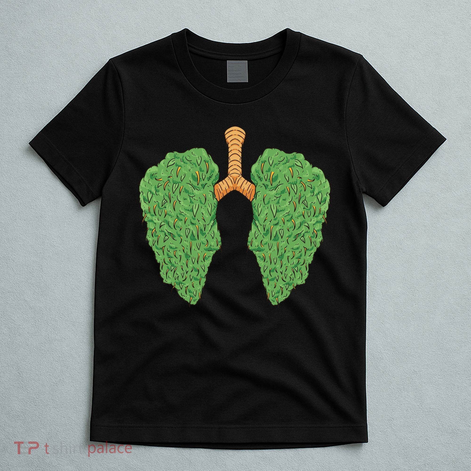 Weed Lung Marijuana Funny T-Shirt