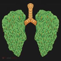 Weed Lung Marijuana Funny Polo thumb 3