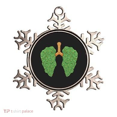 Weed Lung Marijuana Funny Ornament