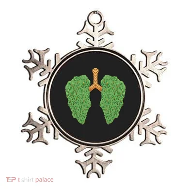Weed Lung Marijuana Funny Ornament