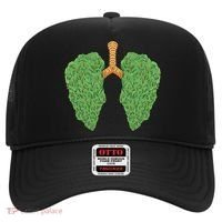 Weed Lung Marijuana Funny Hat thumb 0
