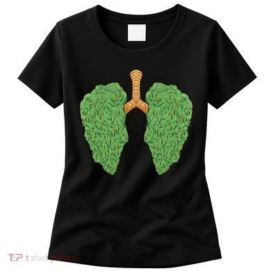 Weed Lung Marijuana Funny Women's T-Shirt
