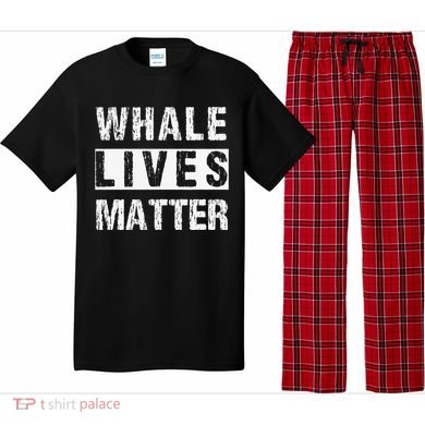 Whale Lives Matter Whales Funny Marine Biology Biologist Pajama Set