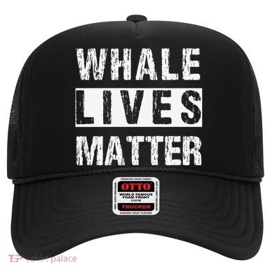 Whale Lives Matter Whales Funny Marine Biology Biologist Hat