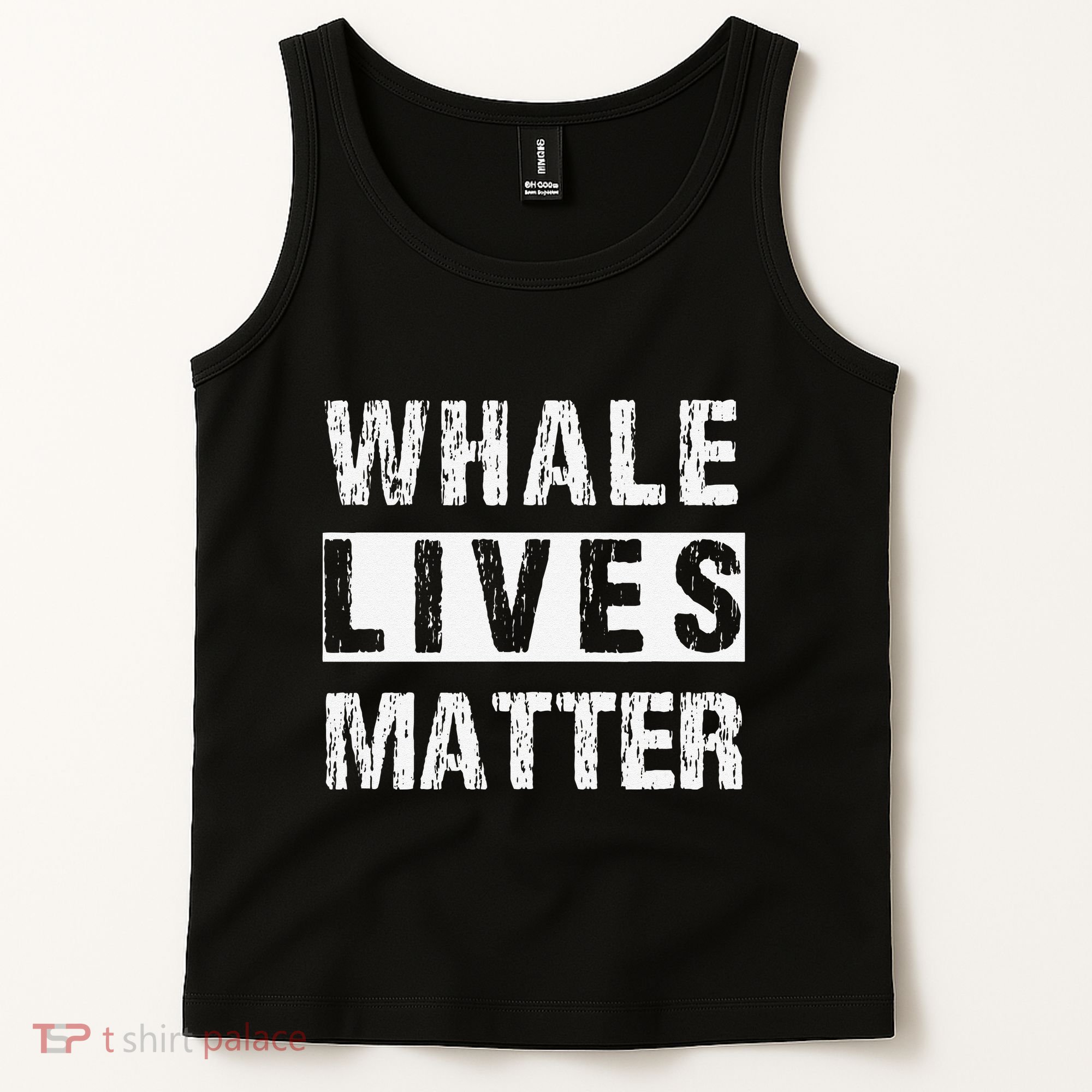 Whale Lives Matter Whales Funny Marine Biology Biologist Tank Top