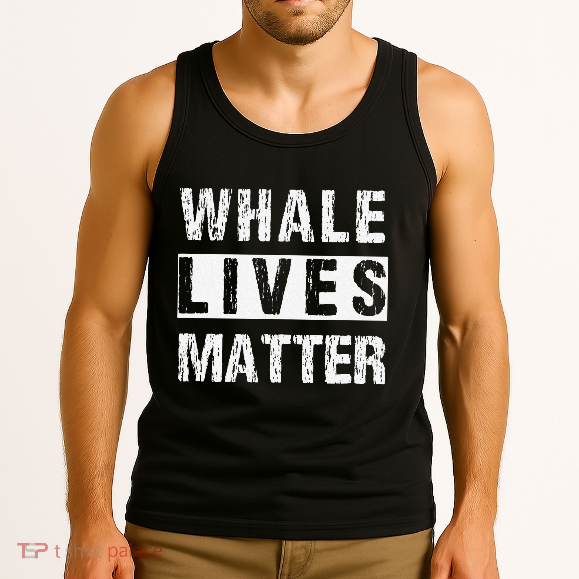 Whale Lives Matter Whales Funny Marine Biology Biologist Tank Top
