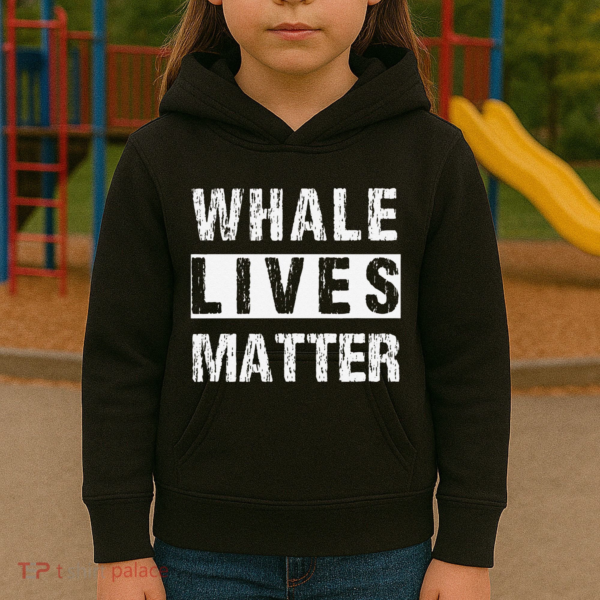 Whale Lives Matter Whales Funny Marine Biology Biologist Kids Hoodie