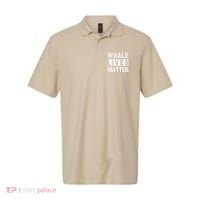 Whale Lives Matter Whales Funny Marine Biology Biologist Polo thumb 0