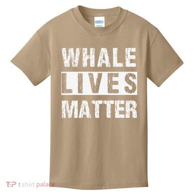 Whale Lives Matter Whales Funny Marine Biology Biologist Kids T-Shirt